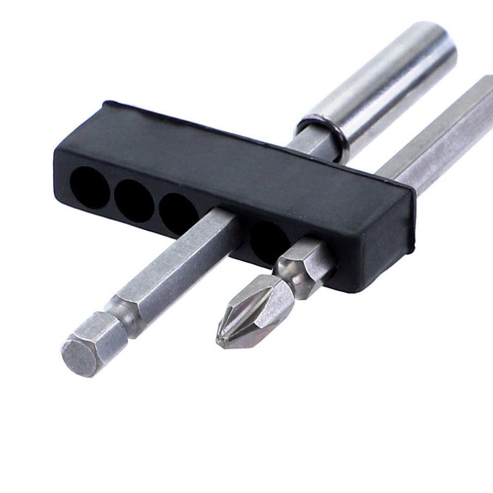 Solighter Screwdriver Bit Holder 6per12/32lubang Power Accessories Rack Kit Penyimpanan Kepala Obeng