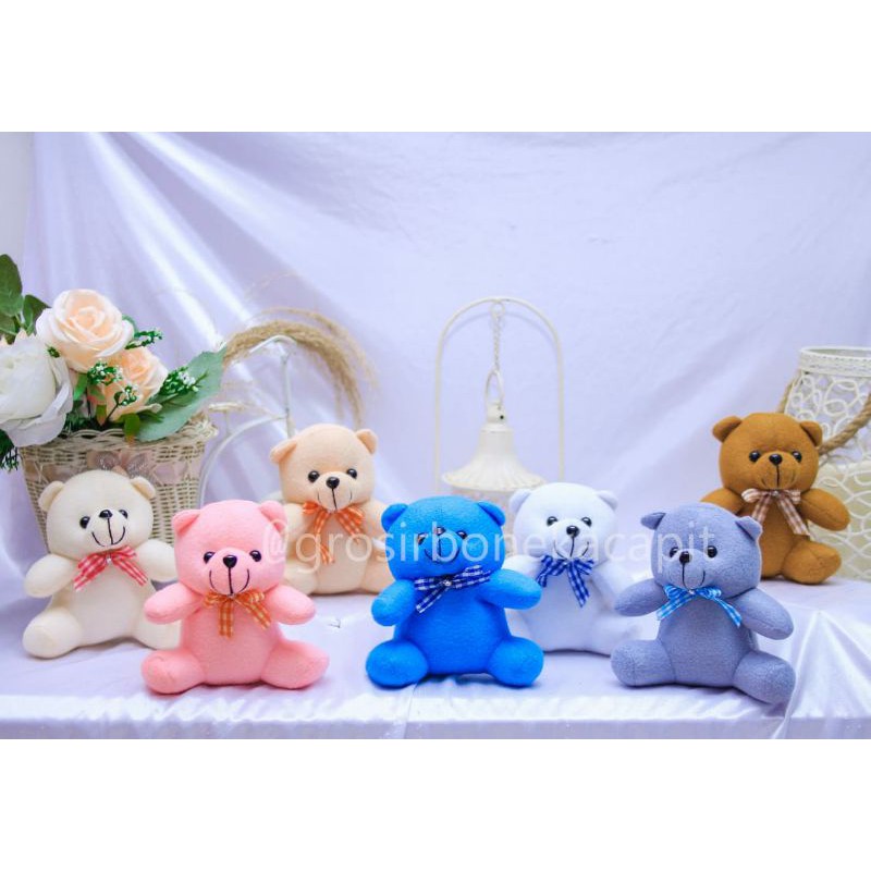 BONEKA BERUANG LOTO15 CM/ TEDY BEAR / BONEKA BUKET / BONEKA WISUDA