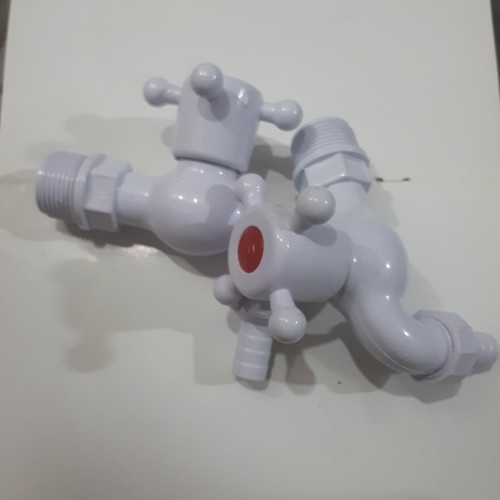 KRAN AIR PLASTIK PVC MODEL BALING (+) MODEL PLUS / KRAN TEMBOK