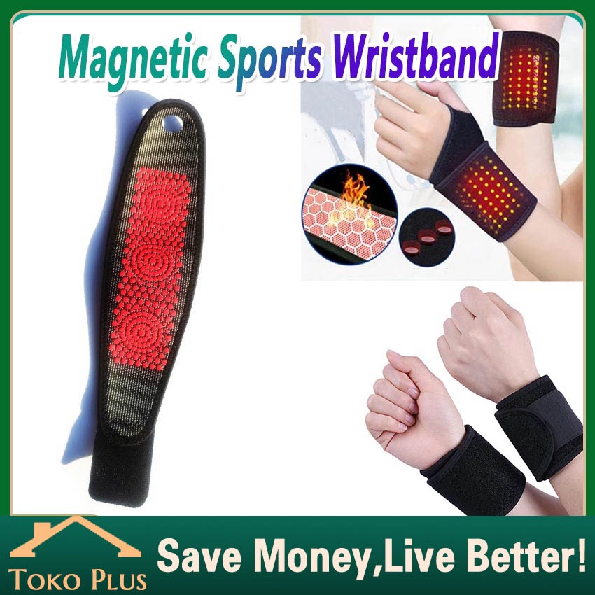 Alat Terapi Deker Pergelangan Tangan Magnetik Pelindung Wristband Deker Terapi Pelindung Pergelangan