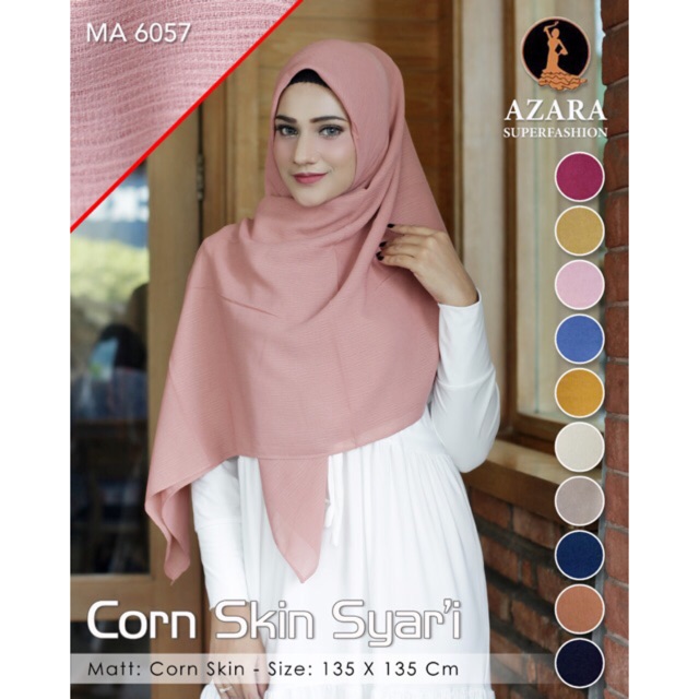 ( new produck ) CORN SKIN SYAR’I by AZARA