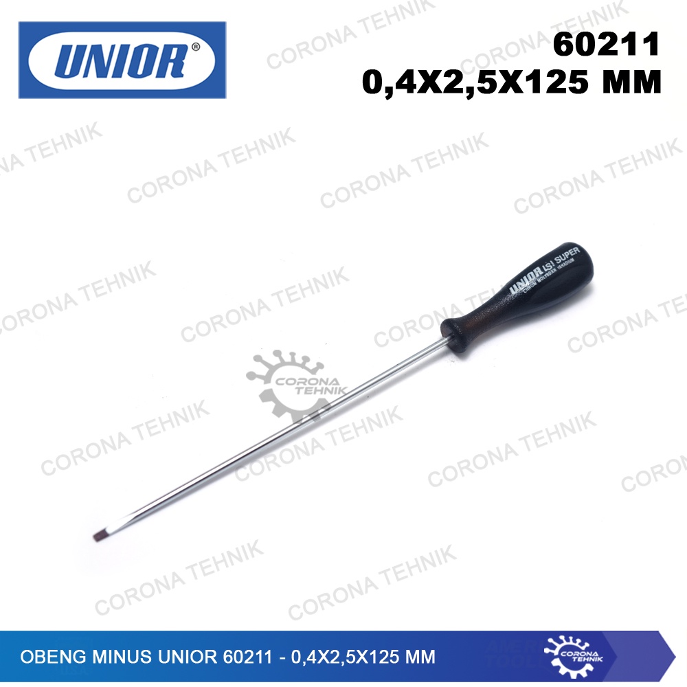 UNIOR 60211 - Sale - Obeng Minus - 0,4x2,5x125 mm