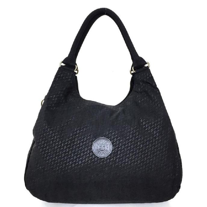 Promo Awal tahun Tas Kipling Original Bagsational Brilliant Embossed Hitam Black Medium - Hitam