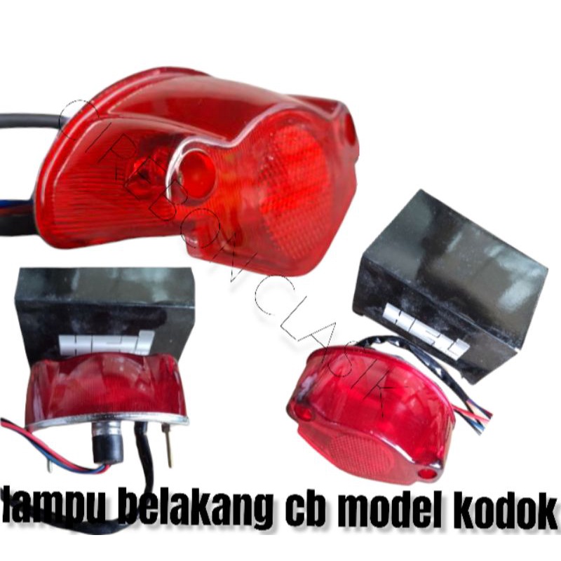 stoplamp kodok / lampu belakang cb model kodok