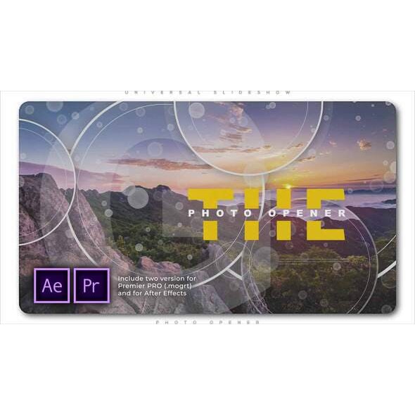 Videohive Universal Slideshow Photo Opener