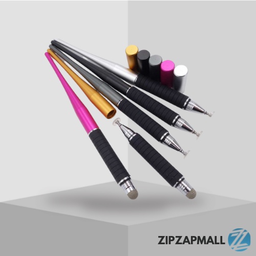 Capacitive Touch Screen Stylus Drawing Pen 2 in 1 / Stylus Pen Pencil Tip Pen Ipad Tab Tablet Laptop Hp Android Samsung Lenovo Universal Capacitive Touch Screen Mini Palm Rejection Menggambar Dwaing / Pulpen Pena Ballpoint Stylus Alumunium Alloy Murah Ori