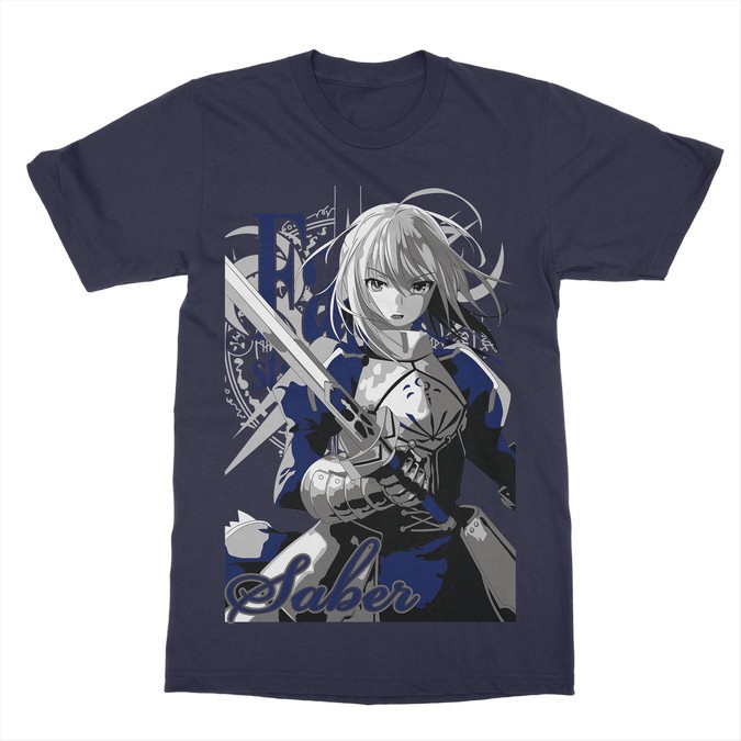 Kaos Anime Fate Stay Night Saber - Anime Manga - Chicken Garment