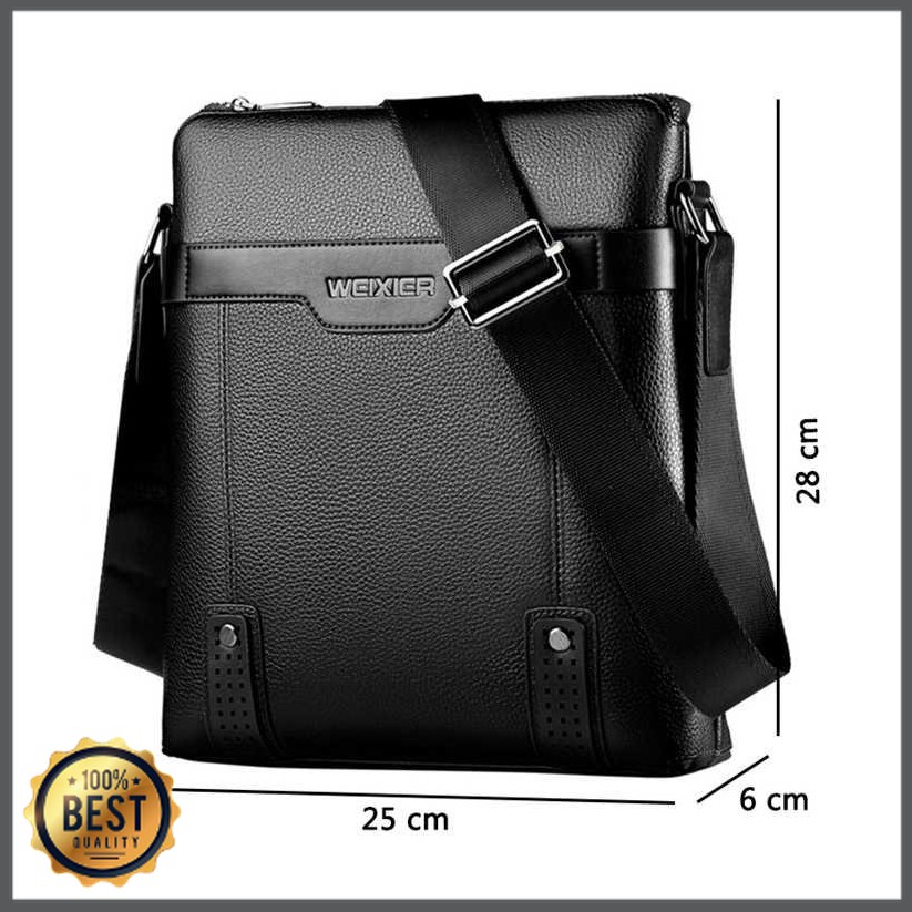 TG-TS074 Rhodey Tas Selempang Pria Messenger Bag PU Leather - 18067