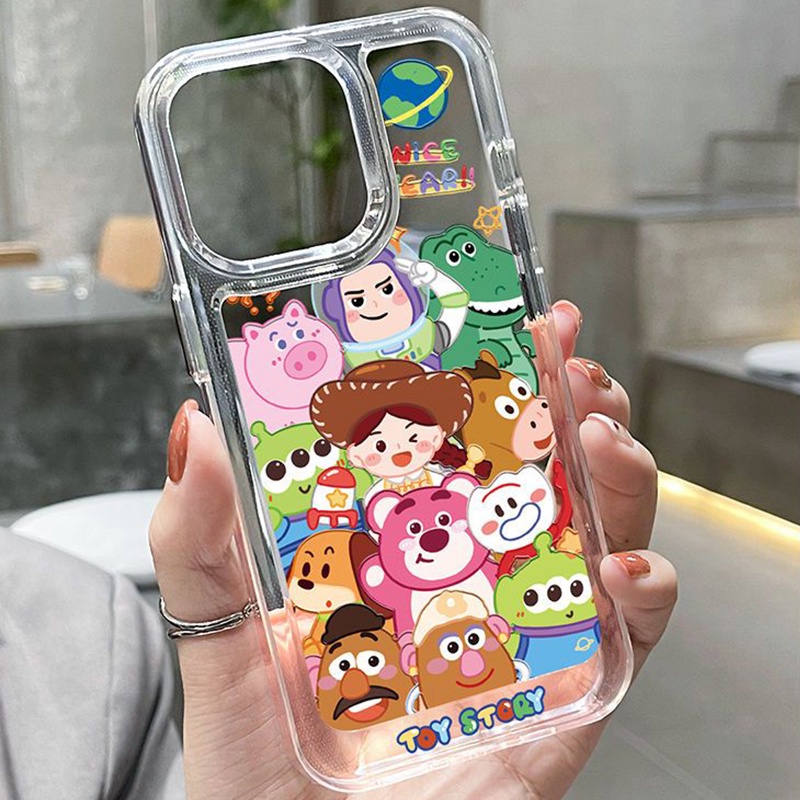 Soft Case Silikon TPU Motif Kartun Lucu Untuk IPhone 14 13 12 Pro 11 Pro X XR XS Max 6 6S 7 8 Plus