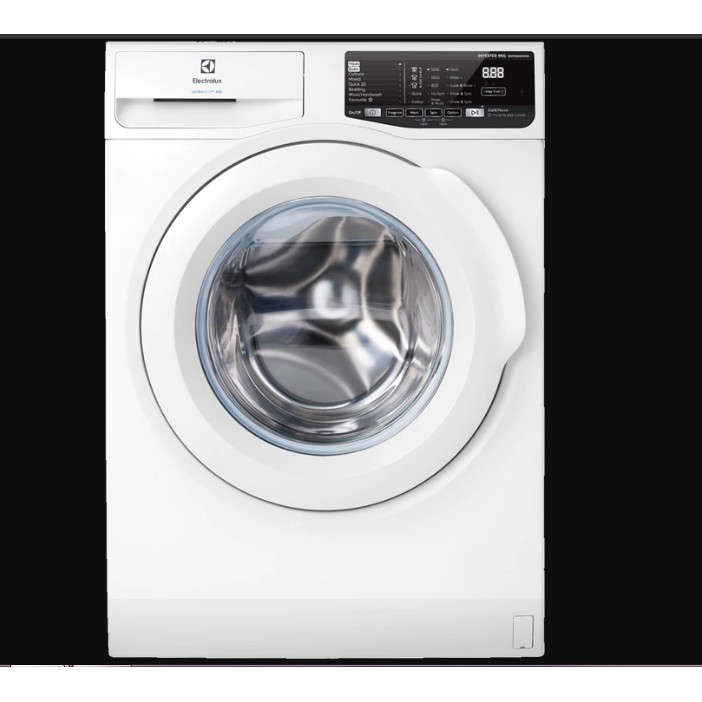 MESIN CUCI ELECTROLUX EWF 9025 DQWA 1 TABUNG FRONT LOADING 9 KG PUTIH BUKAAN DEPAN ULTRAECO 9025DQWA