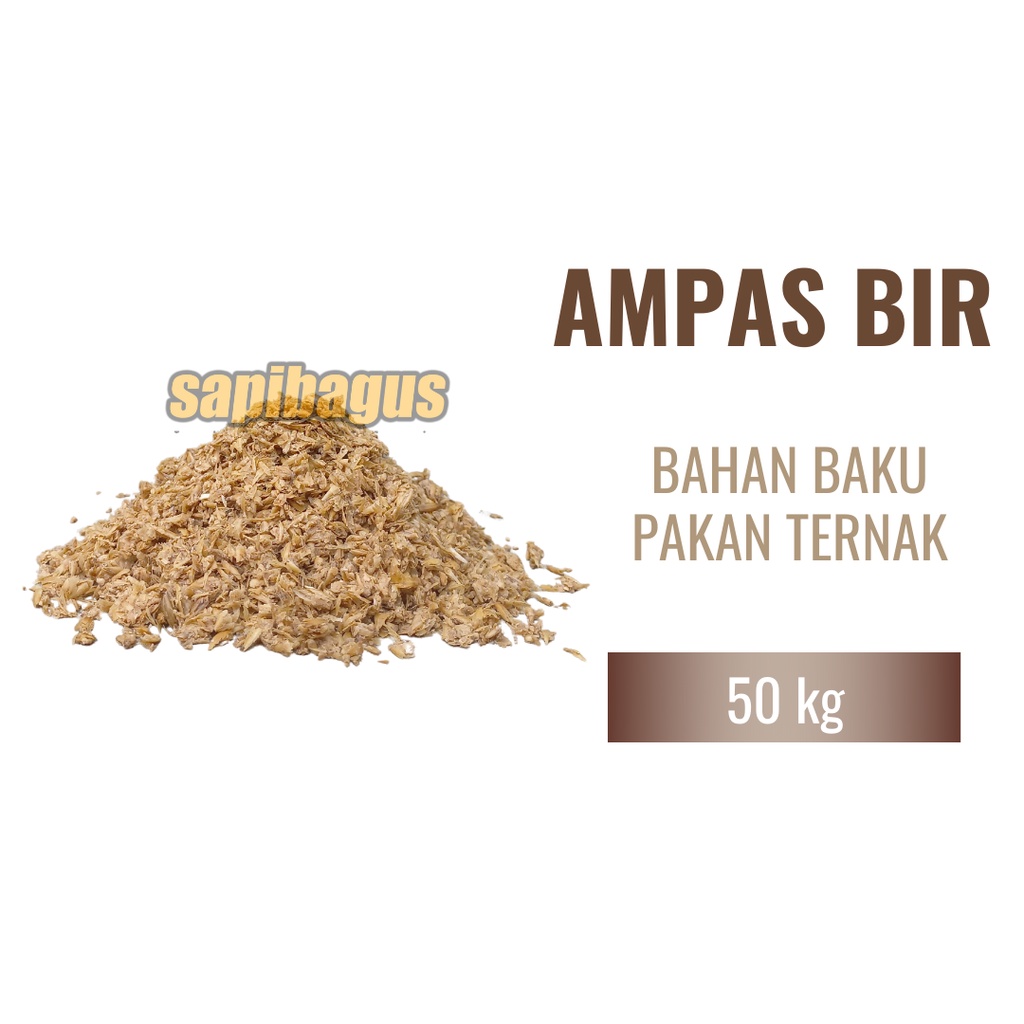 Ampas Bir 50 kg - Bahan Baku Pakan Ternak - Sapibagus