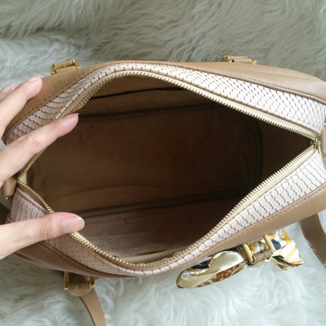 Tas HandBag Luxury Croco Free Syal