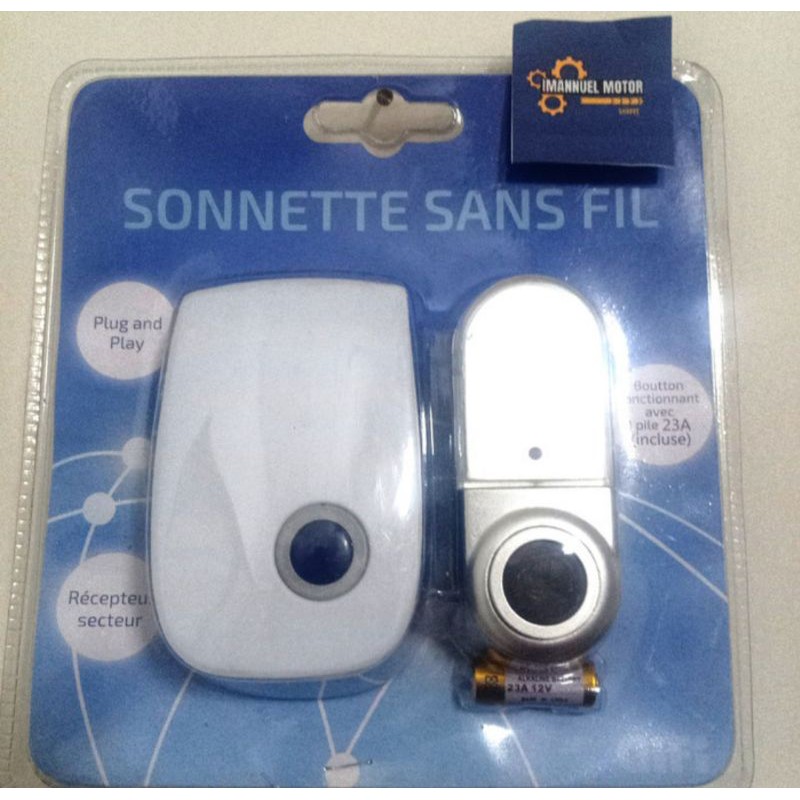 BEL PINTU WIRELESS TANPA KABEL BELL RUMAH ARUS AC 220 VOLT COLOK LISTRIK PLN