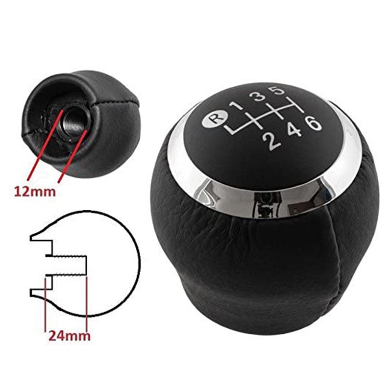 6 Speed Car Manual Gear Shift Knob Lever Shifter Knob Handball for Toyota Corolla RAV4 Avensis Yaris Verso Auris Aygo