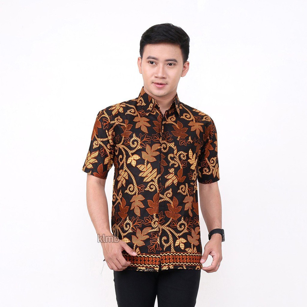 KEMEJA BATIK BAHAN KATUN UKURAN MLXL M lingkar dada 104cm.L lingkar dada 108cm.XL lingkar dada 112cm