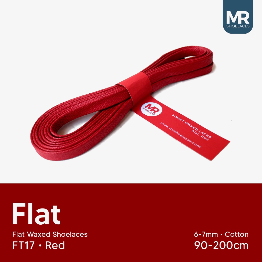 Tali Lilin Gepeng 6-7mm (Flat) 80cm Variasi Warna untuk Sepatu Sneakers
