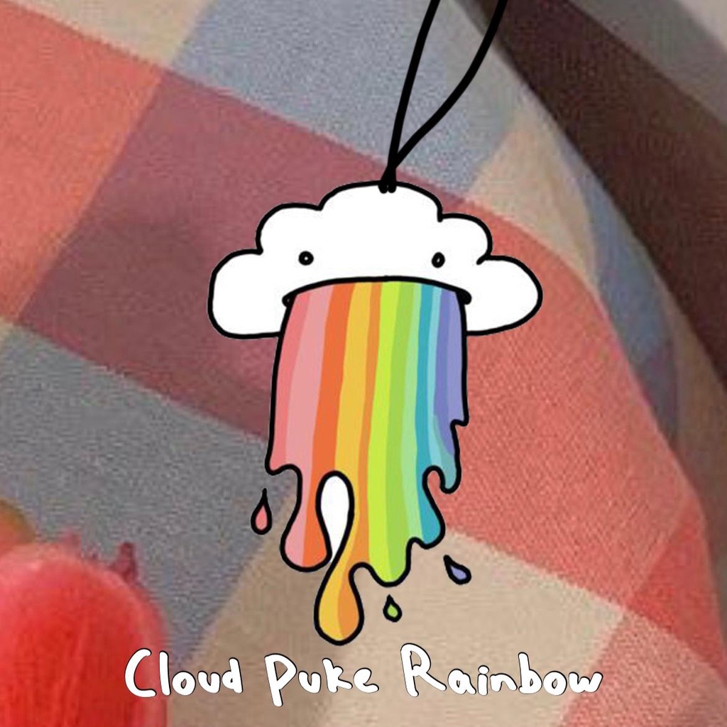 SYSCENT AIR FRESHENER (Parfum Mobil / Pengharum Ruangan) Cloud Puke Rainbow