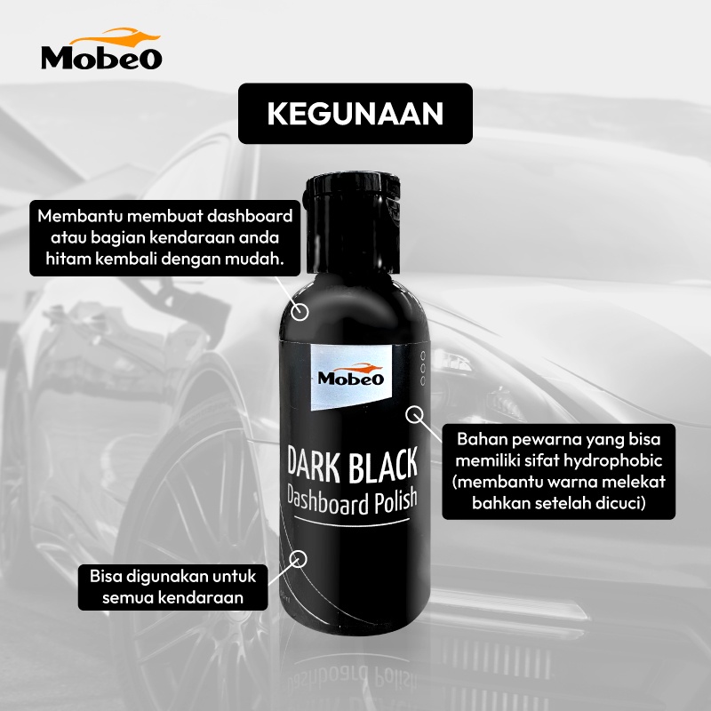 Dark Black Dashboard Polish Mobeo