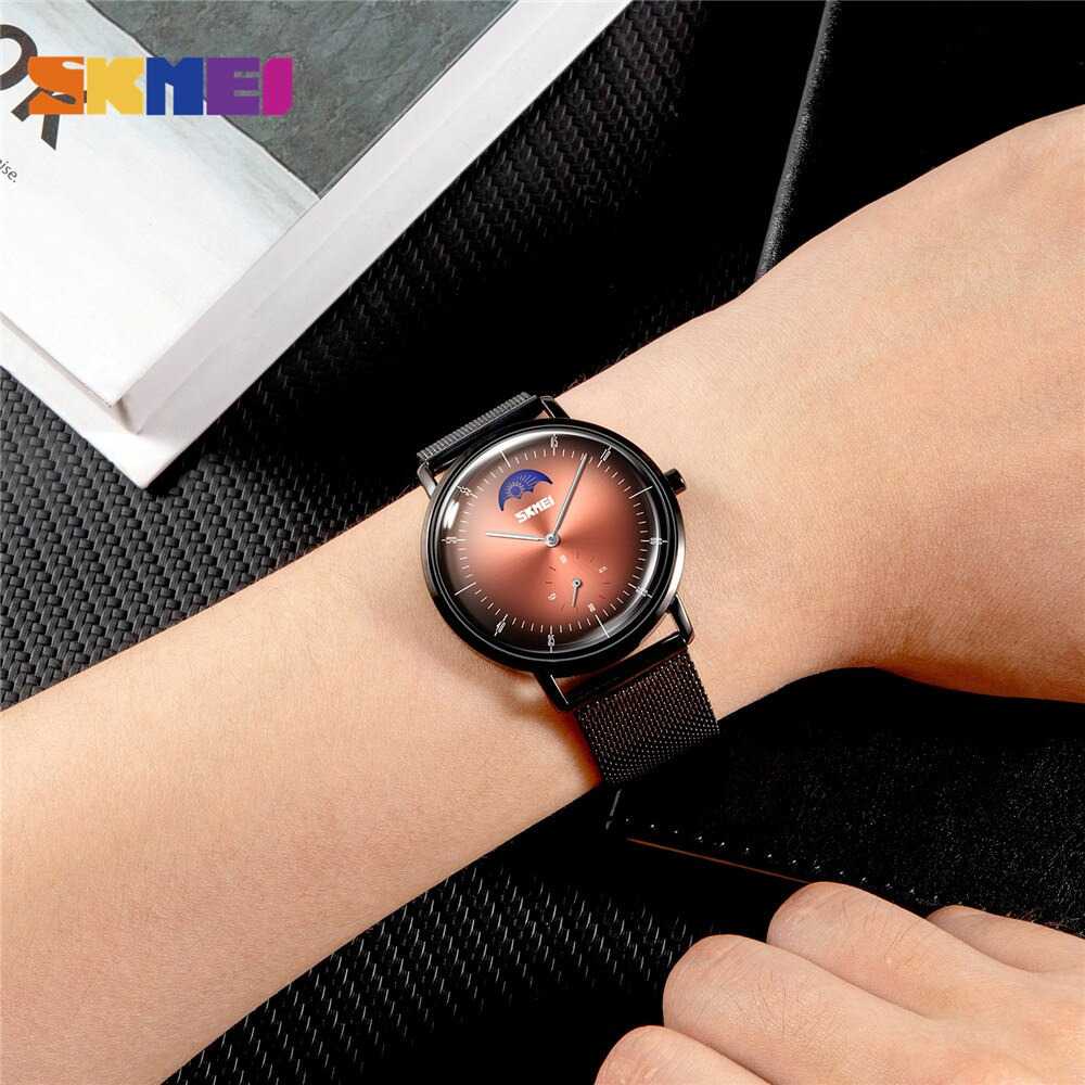 IDN - SKMEI Jam Tangan Analog Pria Strap Stainless Steel - 9245