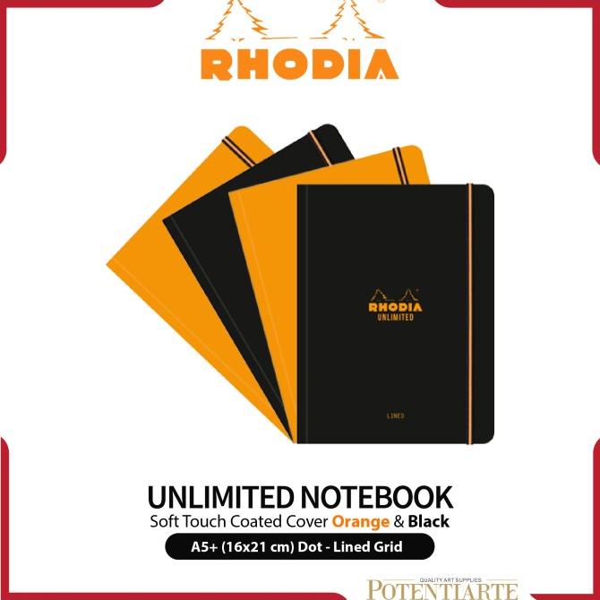 

[[COD]] Buku Catatan Rhodia Unlimited A5 Plus Soft Touch Coated Cover Notebook LIMITED EDITION Kode 756