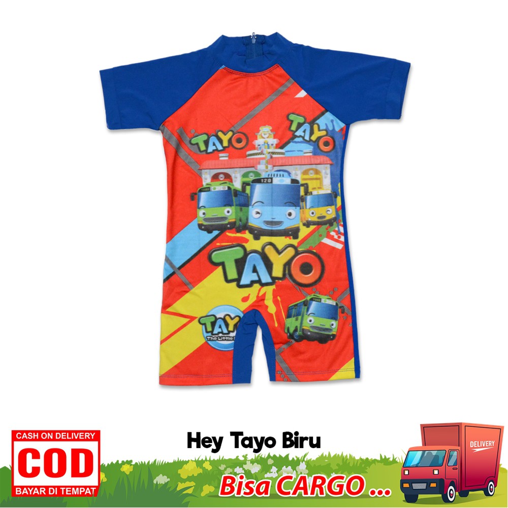 Baju Renang SD Laki laki Motif, Baju Renang Anak SD, Baju Renang Model Diving Usia 5-8th