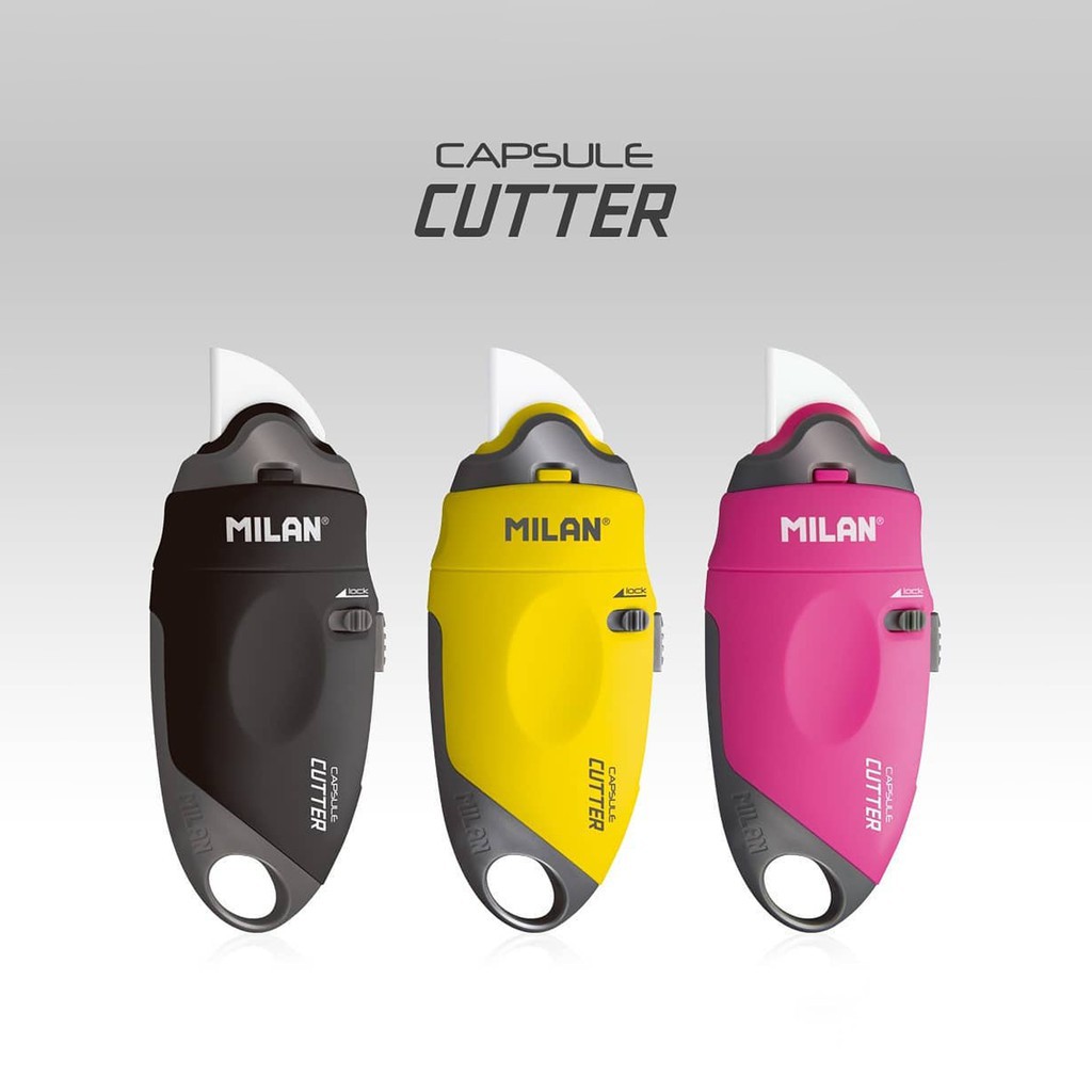 

[BMS Bekasi] Milan Cutter Mini / Pemotong Kertas Dengan Pisau Bahan Keramik - 60051