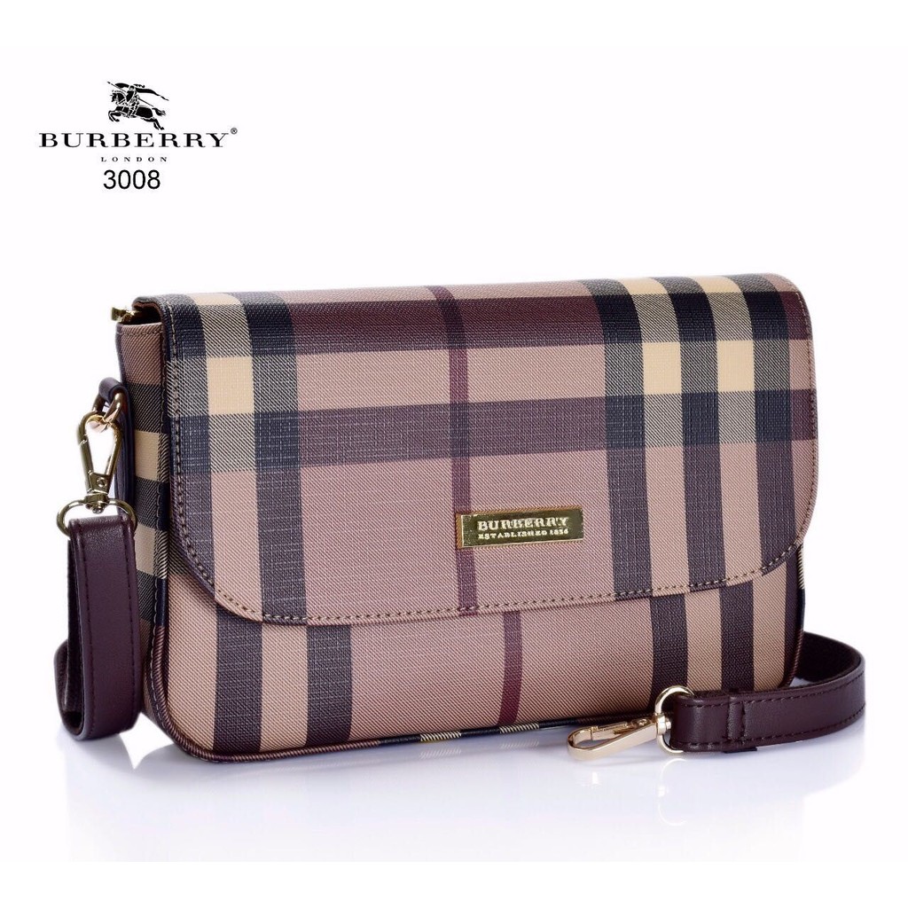 New arrival Tas wanita branded import batam merek Burberry selempang promo murah