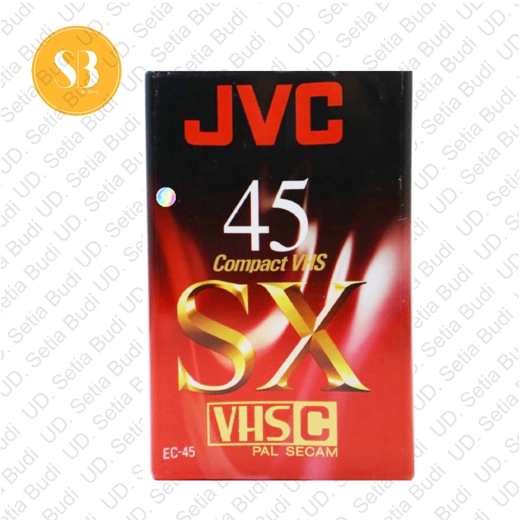 Kaset Perekam Video 45-90 Menit VHS VHSC Player Murah Video Cassette JVC EC-45