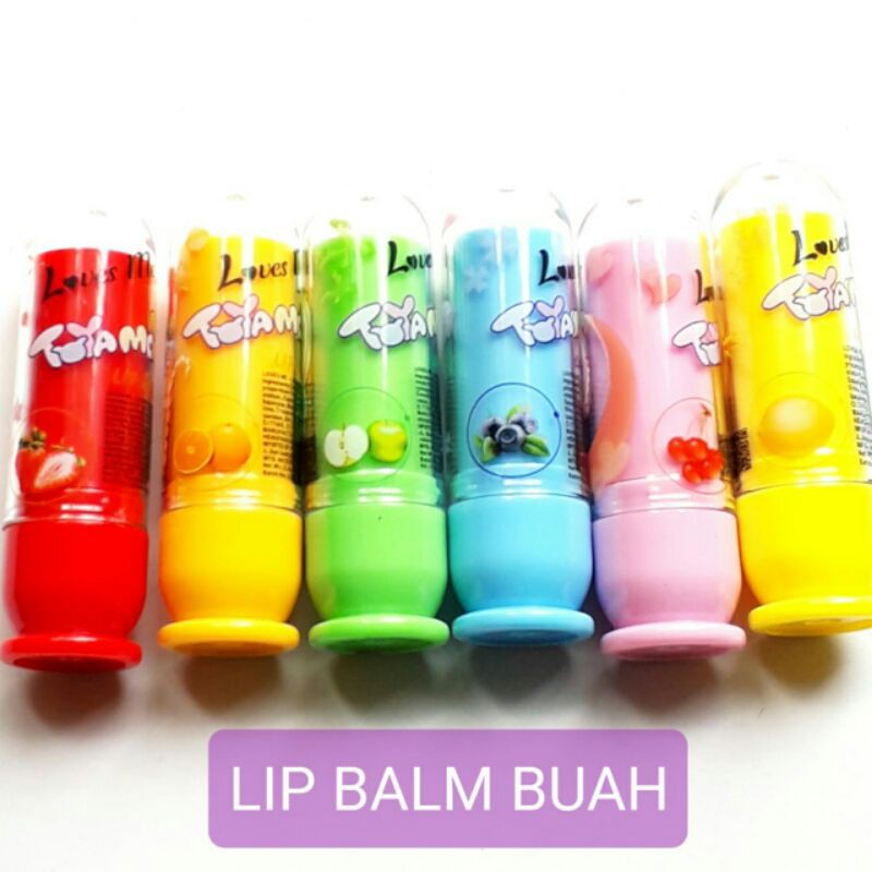 Lipbalm Mainan anak Perempuan lip balm Aroma Buah