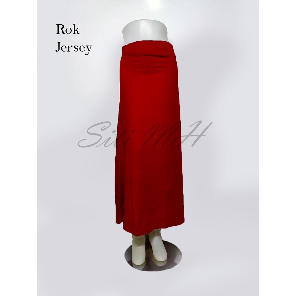 Rok Wanita Panjang Bahan Jersey/ maxi skirt/rok kerja