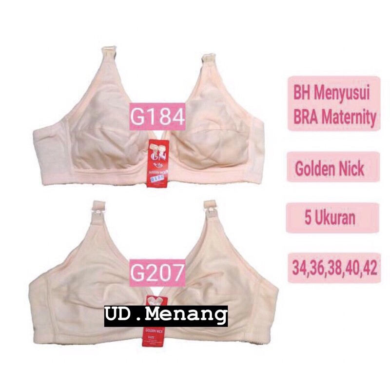 BH Menyusui Golden Nick | BRA Maternity Golden Nick Tipe G184 dan G207 (Warna Krem)