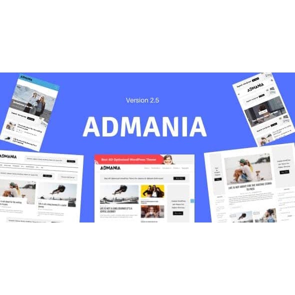 Admania - Adsense WordPress Theme With Gutenberg Compatibility