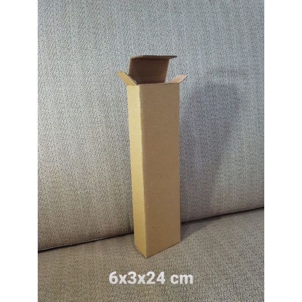 

Kardus Box uk..6x3x24 cm Kotak Karton Die Cut
