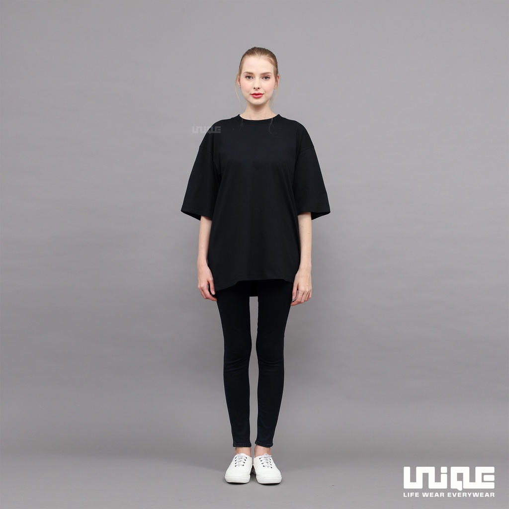 UNIQUE - (Basic Series) Kaos Polos Oversize Basic Jet Black