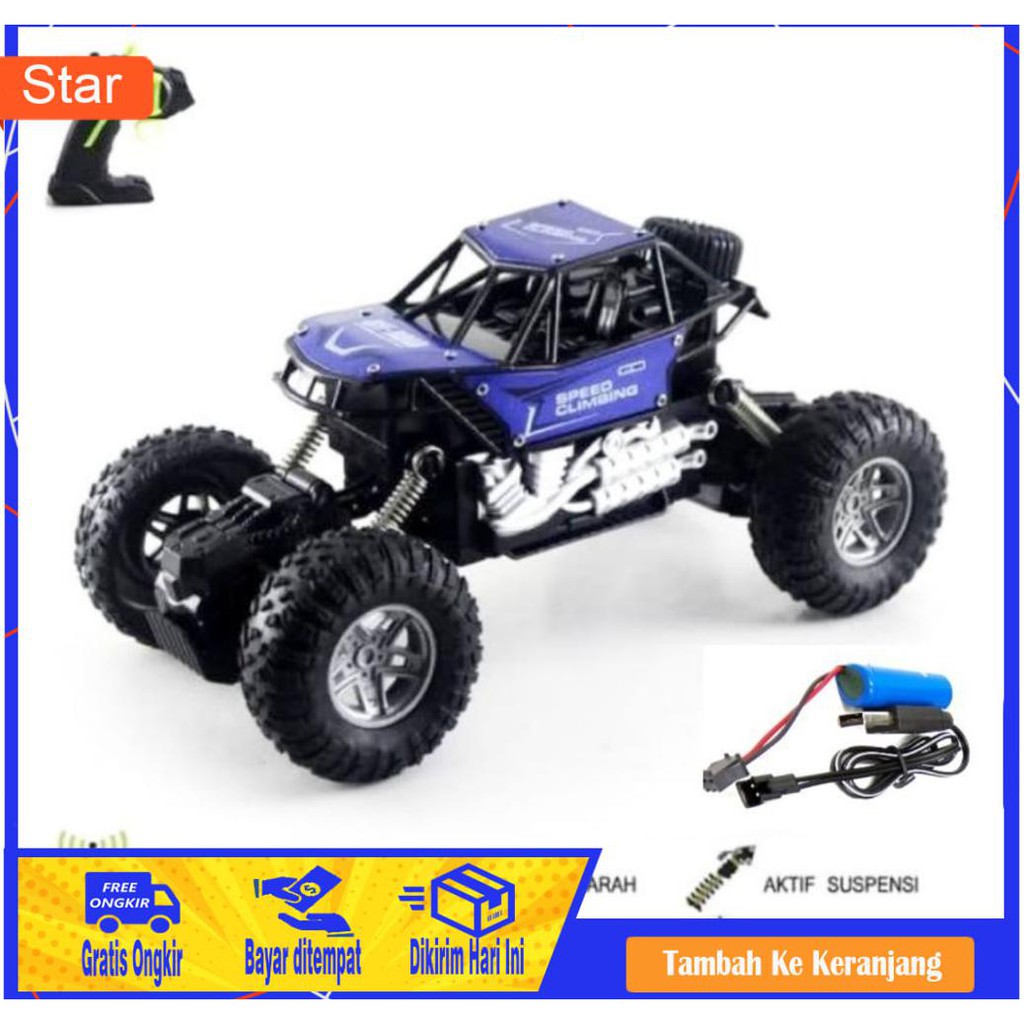 BAYAR DITEMPAT - MOBIL REMOTE CONTROL OFFROAD MURAH SUPER CLIMBING P011 | MAINAN MOBIL REMOTE
