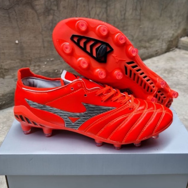 Sepatu Bola Mizuno Morelia Neo3 Red Black Fg-sepatu bola mizuno-sepatu bola-soccer