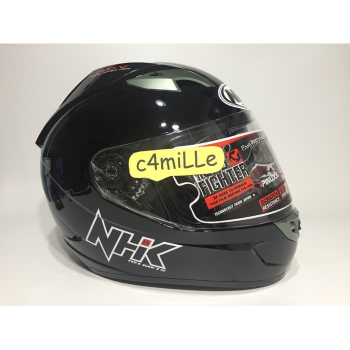 Helm Full Face NHK GP1000 Double visor black