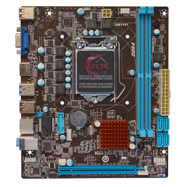 Afox H110 Motherboard DDR4 USB 3.0 LGA1151 IH110-MA4-V2