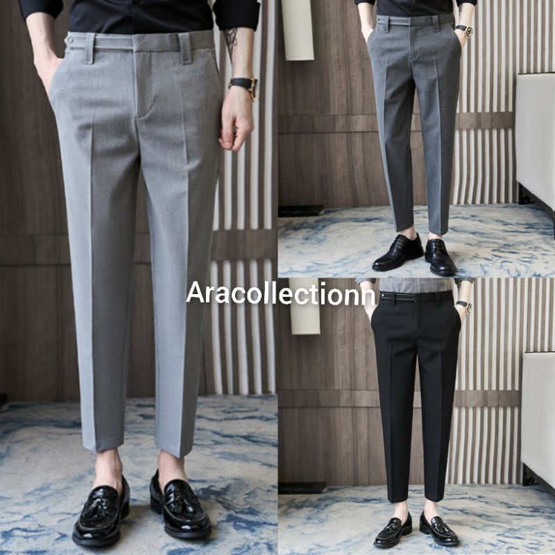 Celana Ankle Pants Celana Casual Celana Formal Celana Bahan Kerja Kantor Celana Premium