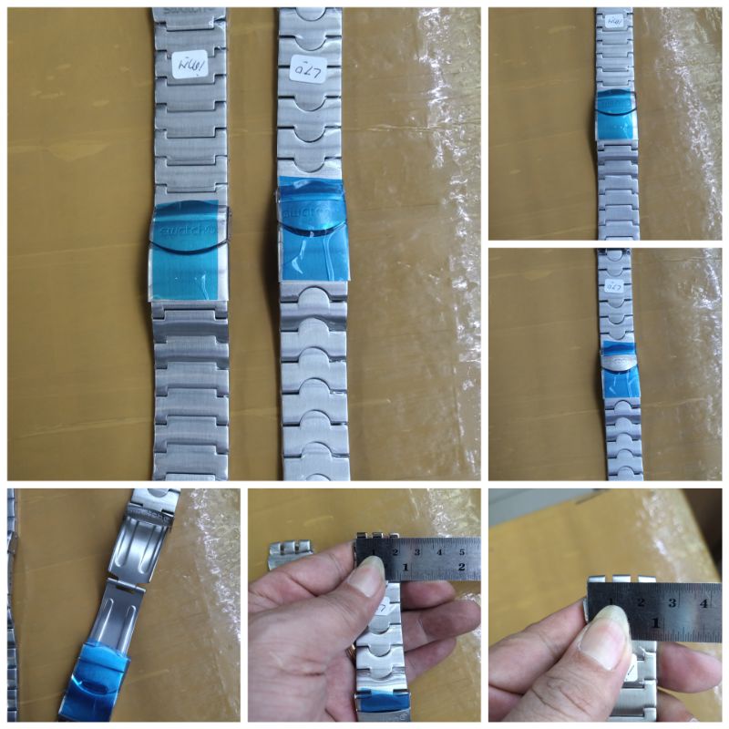 RANTAI JAM TANGAN SWATCH 19MM/21MM/23MM