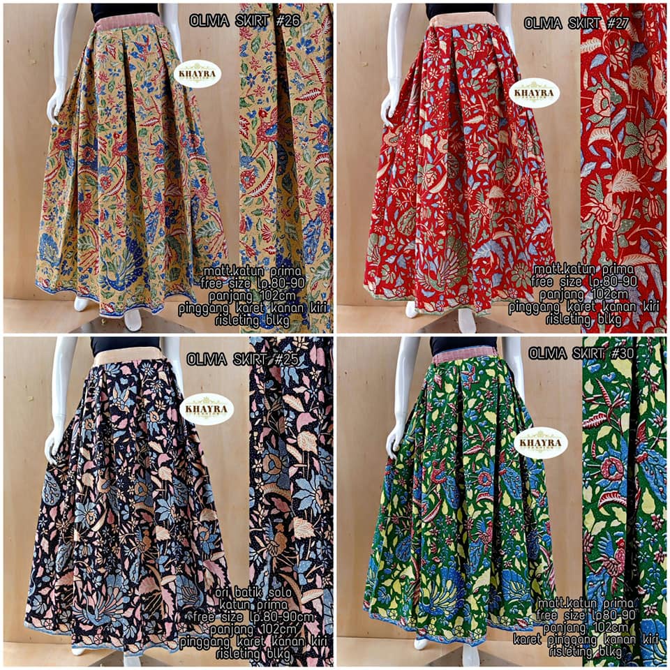 Rok Batik Premium Solo / Rok Klok Primis / Rok batik Alusan