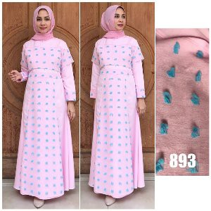 Jual Dress Muslimah Jemia 893 Diskon