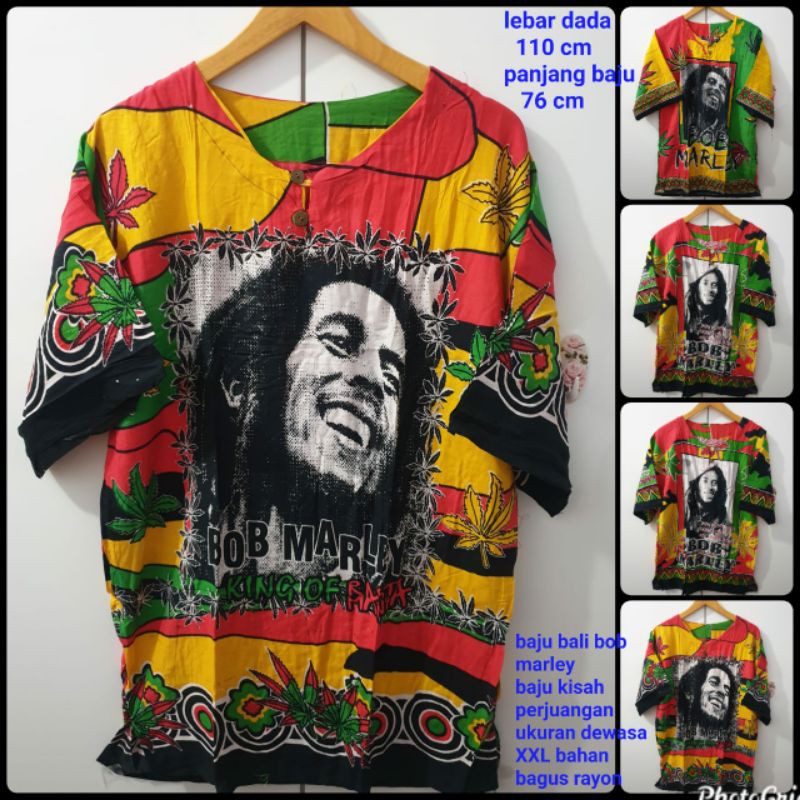 tokoabelgrosir BH51baju Bob marley ukuran XXL