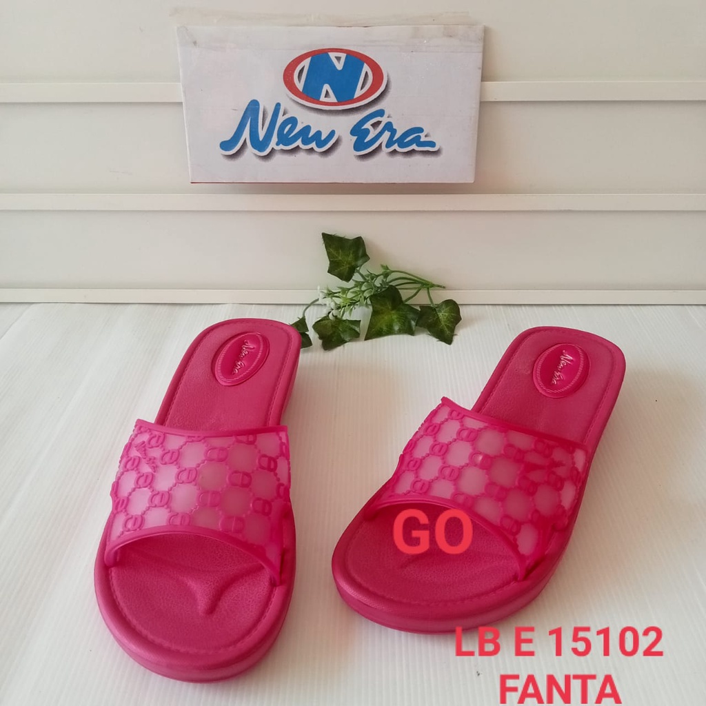 gos NEW ERA LB E 15102 Sandal Slop Plat Cewek Size 37-41