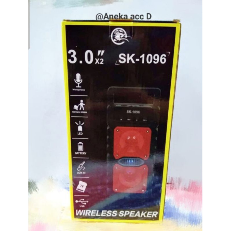 Speaker Bluetooth SK 1096 plus microphone