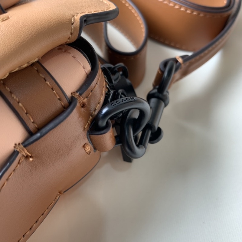 Coach Tate 24 Crossbody In Colorblock Blush Natural (Coach 2586)