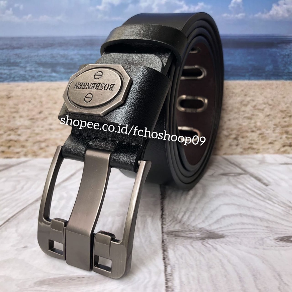 Ikat pinggang Model Jarum Besar  Gesper premium import band pinggang Pria ( COD )