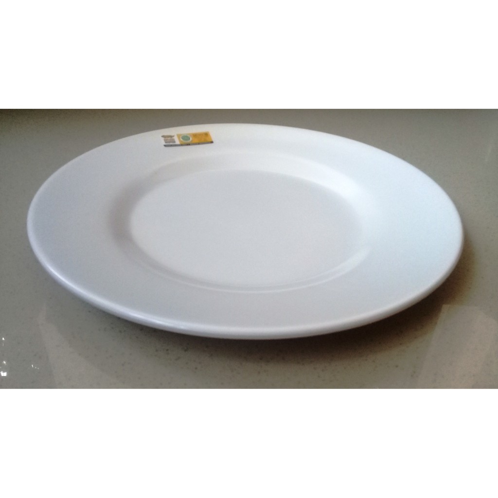 Piring Makan Ceper 10" Gading Melamine - Golden Dragon P0210