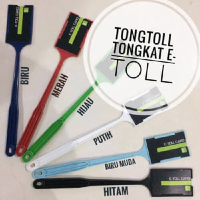 Tongkat ETOLL/TONGTOLL FLEXIBLE 2IN1 DEPAN BELAKANG Grosir