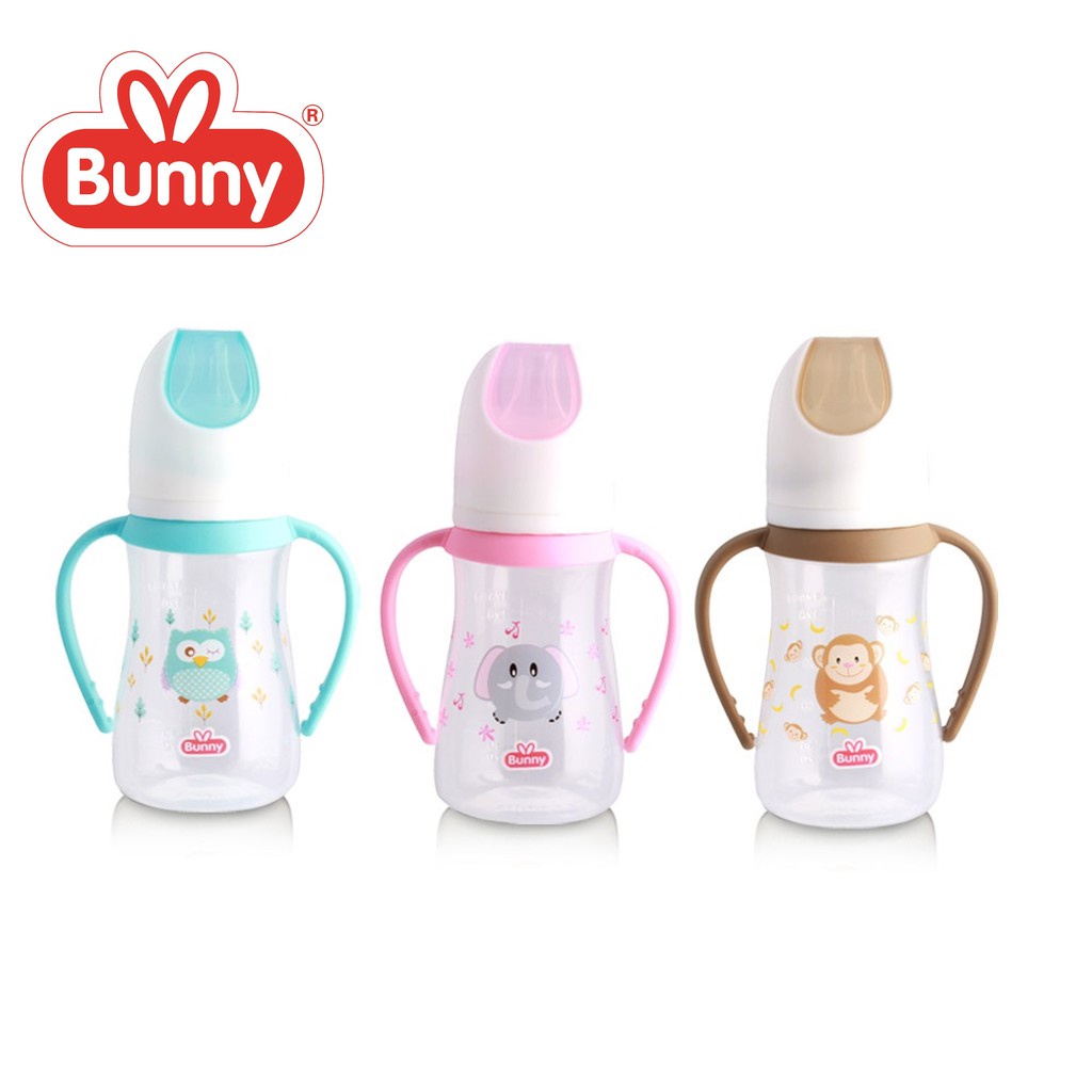 GloryBaby-Lustybunny Bunny Bottle Botol Susu With Printed Hood 250ml 125 ml